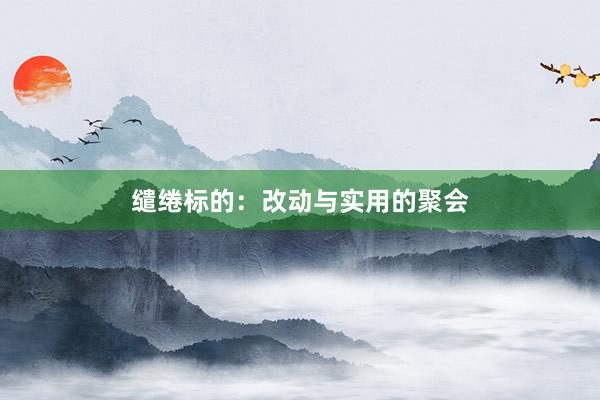 缱绻标的:改动与实用的聚会